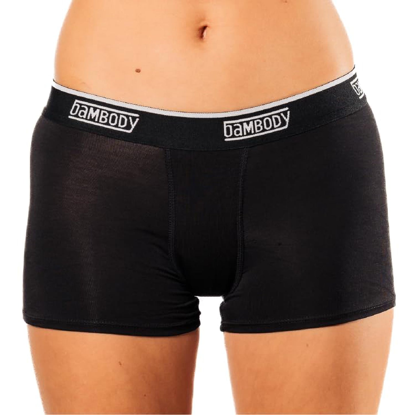 Bambody Absorbent Boy Short: Period Protection Underwear for Women and Teens - 1 Pack: SmallBlack -